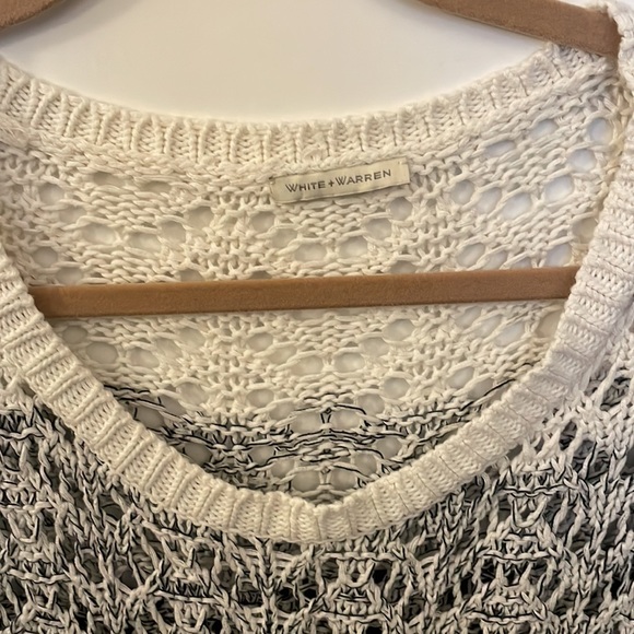 White and Warren knit ombré sweater - one of a kind, sample - Picture 2 of 3